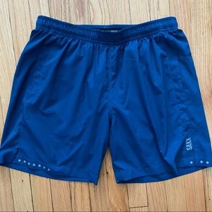 Saxx running / athletic shorts - large